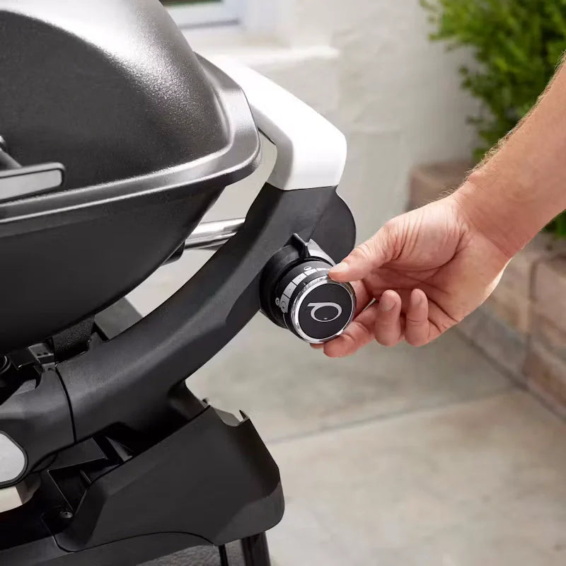 Weber Q2200N Gas BBQ with Compact Stand and Side Tables