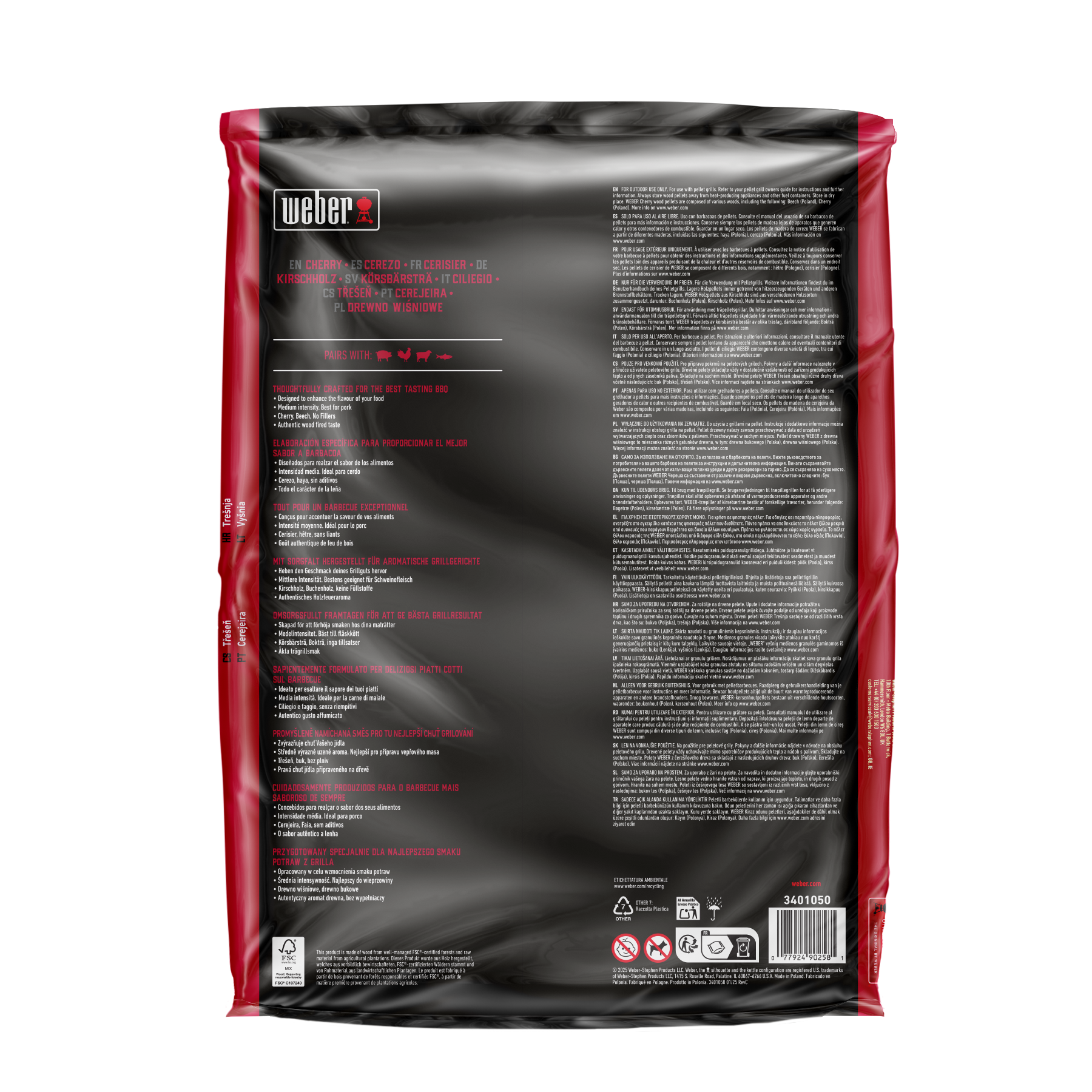 Weber Cherry Pellets 8kg