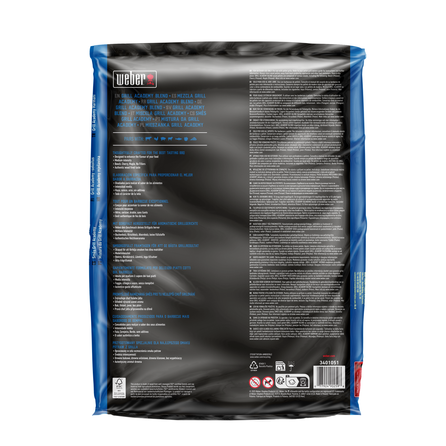 Weber Academy Blend Pellets 8kg